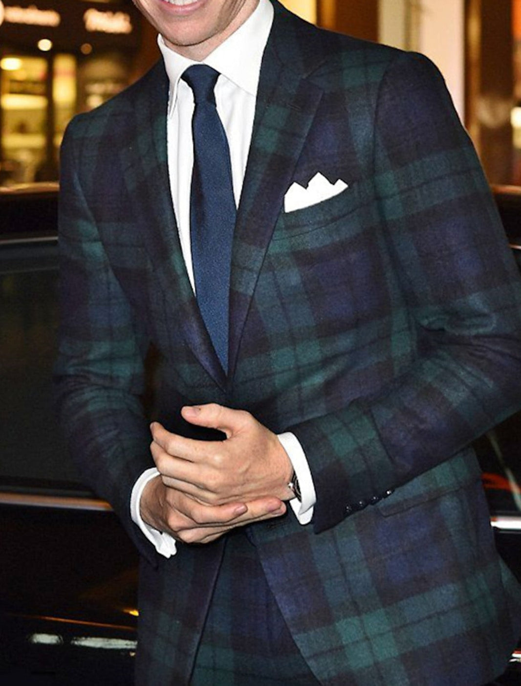 Gareth | Single Breasted One-Button Plaid Jacket — Alfa Empire, view 1