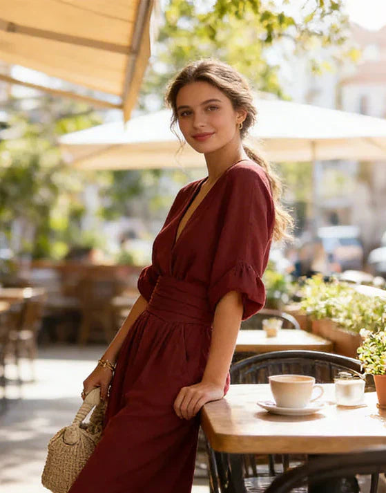 Genevieve | Refined Wide-Leg Jumpsuit — Alfa Empire, view 5