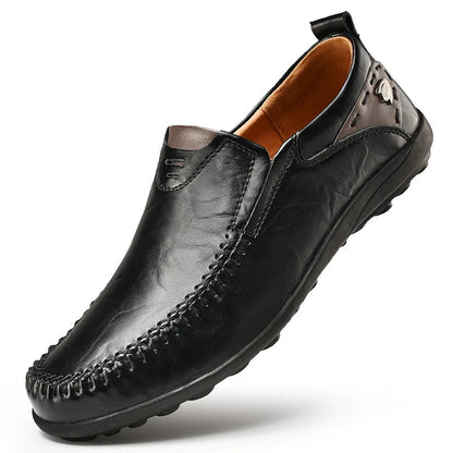 George | Comfortable Everyday Loafers — Black — Alfa Empire, view 2
