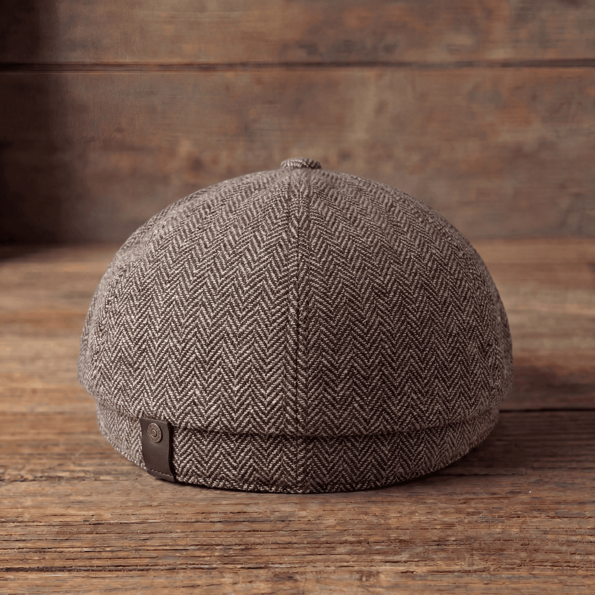 George | Classic Textured Flat Cap — Alfa Empire, view 5