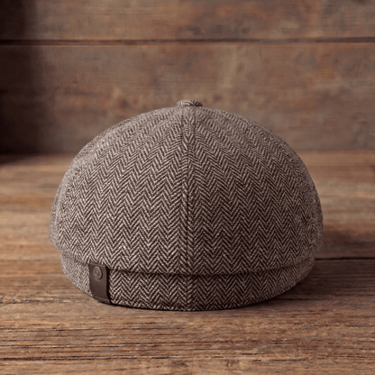 George | Classic Textured Flat Cap — Alfa Empire, view 5