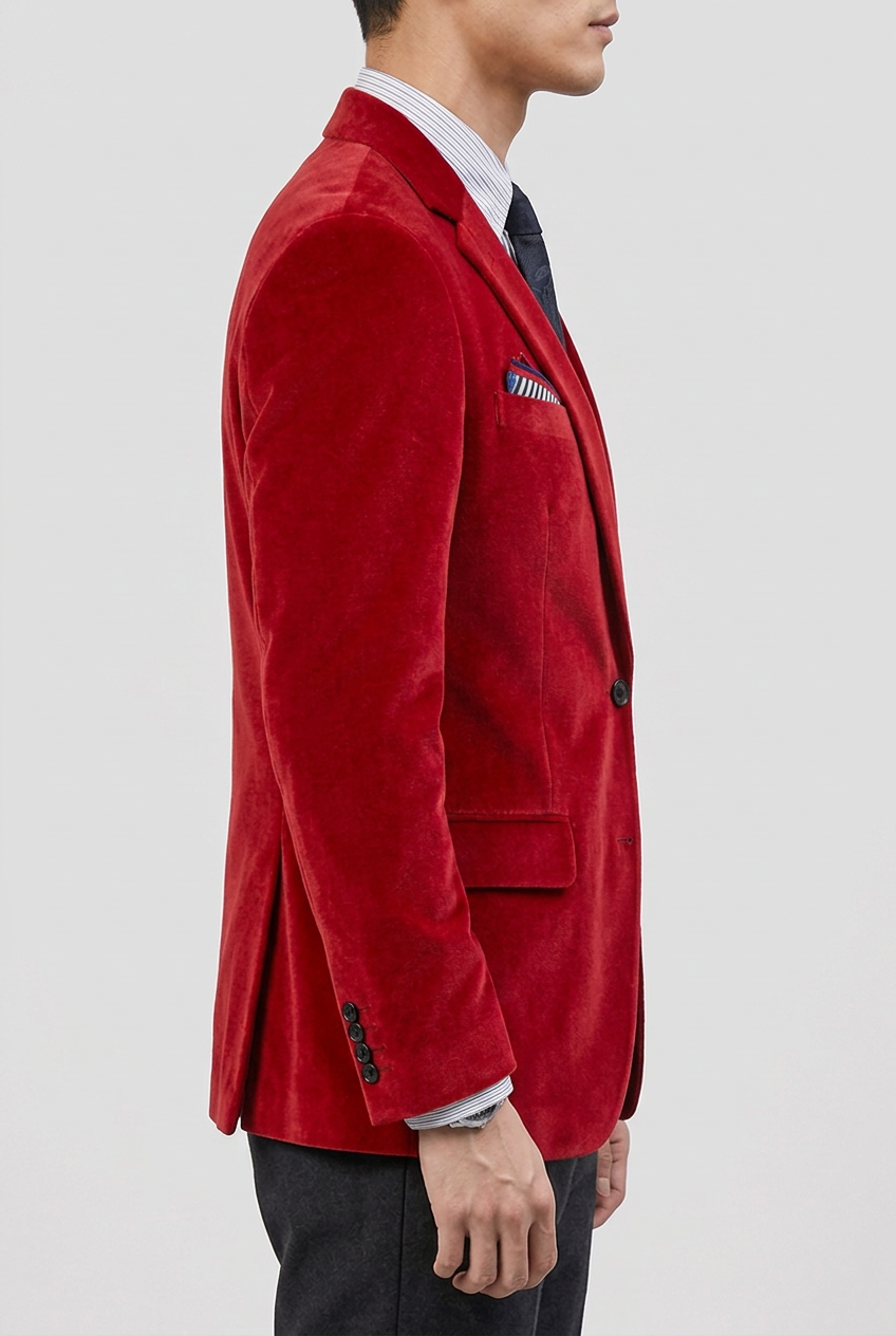 Harrison | Vintage Tailored Fit Corduroy Blazer Jacket — Alfa Empire, view 2