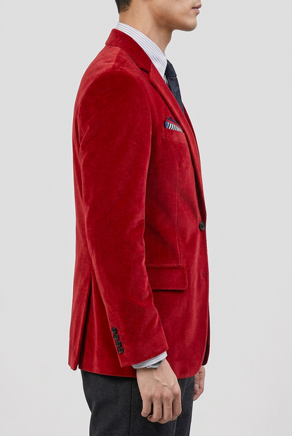Harrison | Vintage Tailored Fit Corduroy Blazer Jacket — Alfa Empire, view 2