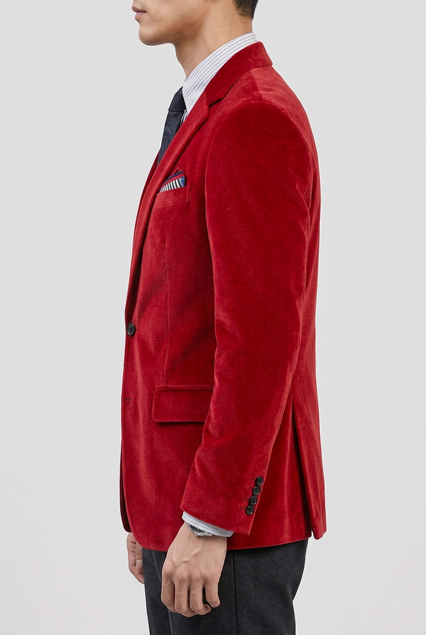 Harrison | Vintage Tailored Fit Corduroy Blazer Jacket — Alfa Empire, view 4