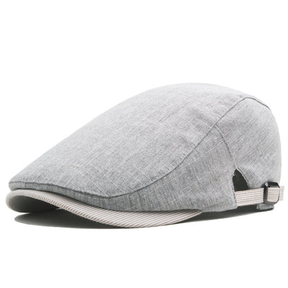Harold | Classic Everyday Flat Cap — Harbour Grey — Alfa Empire, view 2