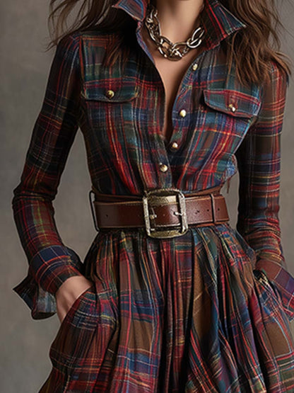 Harriet | Belted Shirt Dress — Alfa Empire, view 3