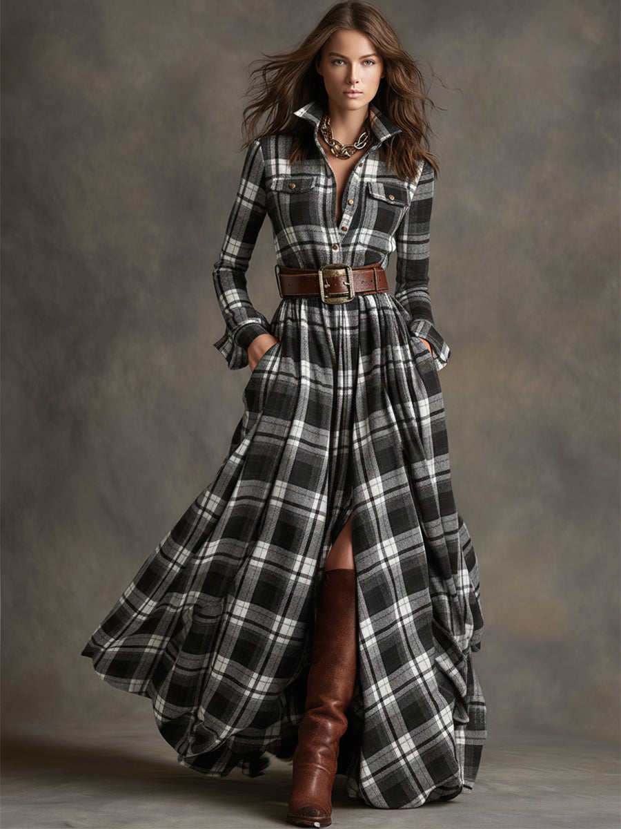 Harriet | Belted Shirt Dress — Alfa Empire, view 11