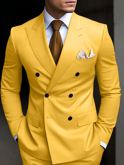 Hayden | Classic Tailored Fit Double Breasted 2 Pieces Suit — Alfa Empire, view 16