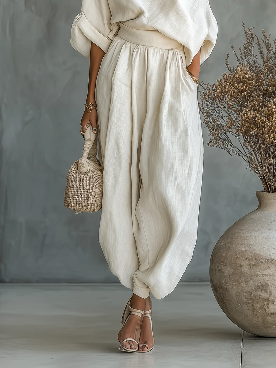 Joanne | Refined Off-Shoulder 2-Piece Set — Alfa Empire, view 3