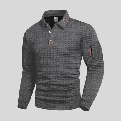 Lachlan | Classic Sleeve Pocket Polo Shirt — Alfa Empire, view 1