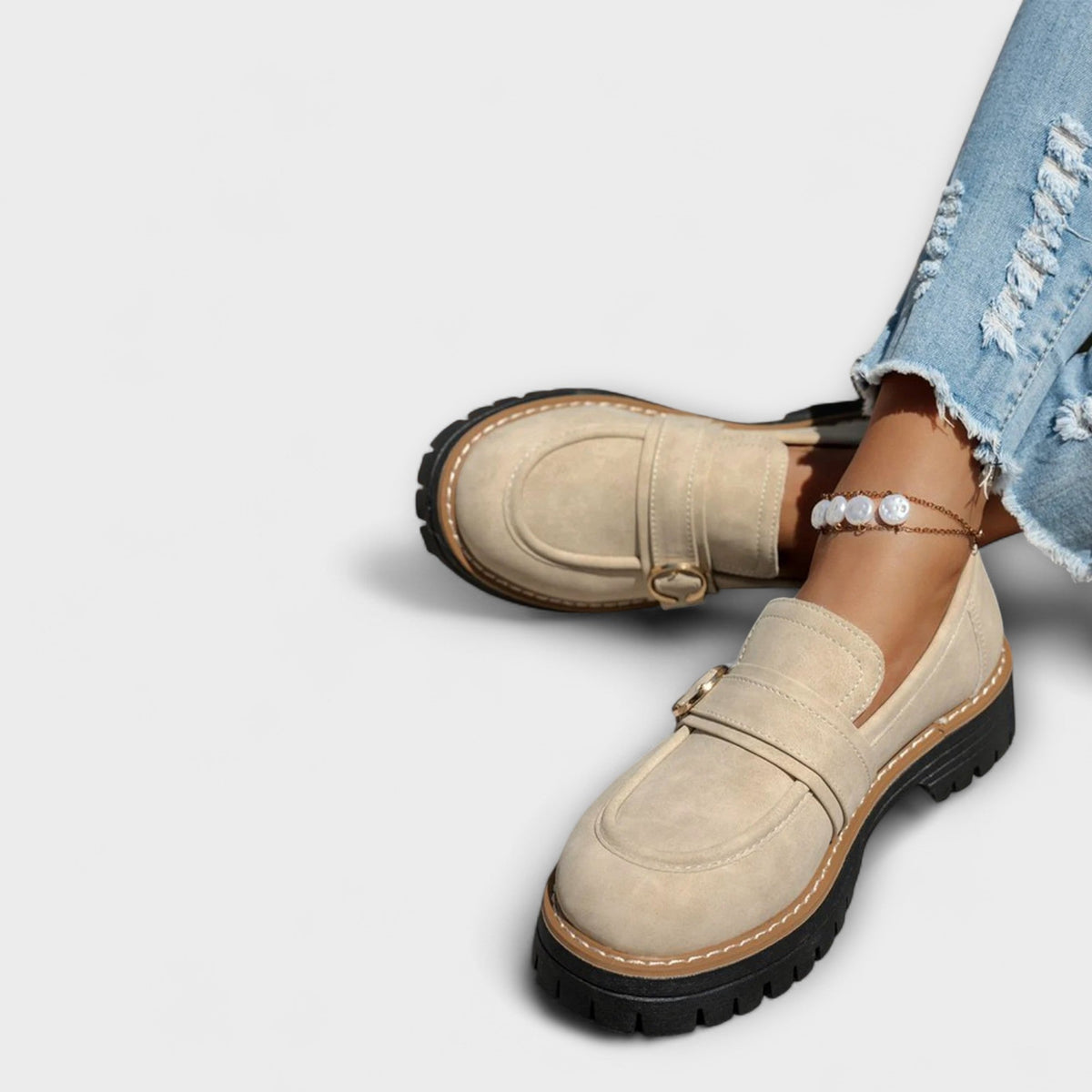 Lora | Round-Toe Casual Loafers — Alfa Empire, view 4
