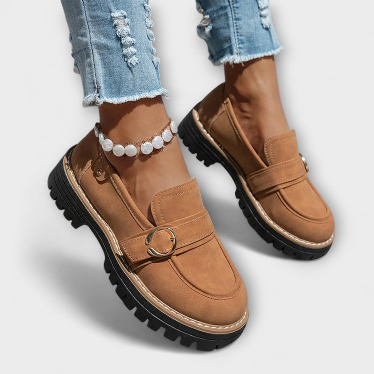 Lora | Round-Toe Casual Loafers — Alfa Empire, view 8