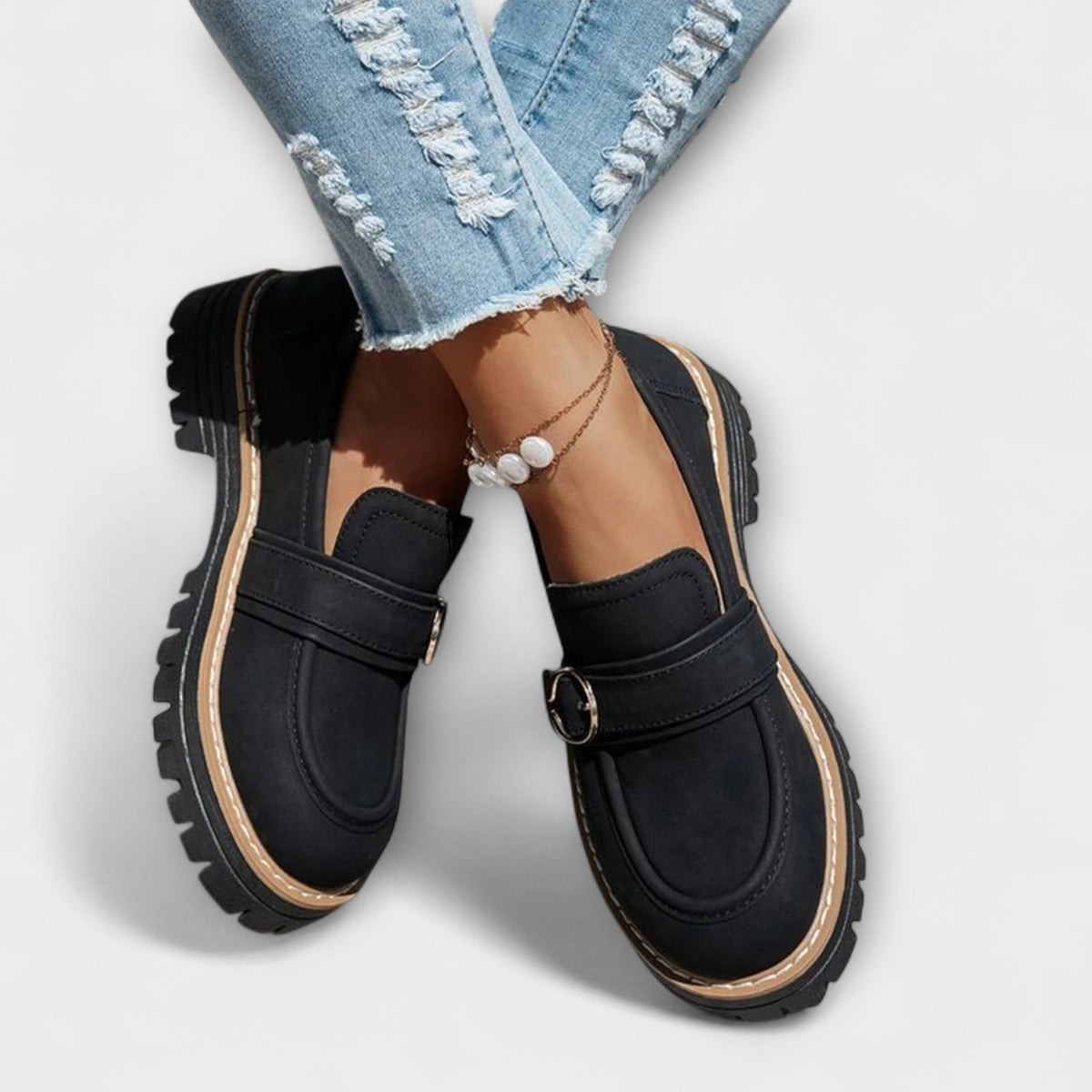 Lora | Round-Toe Casual Loafers — Alfa Empire, view 16