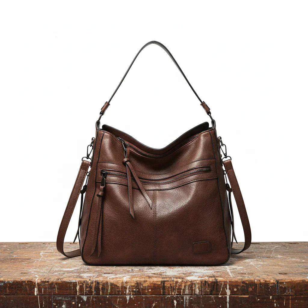 Magda | Refined Luxury Sling Bag — Brown — Alfa Empire, view 1