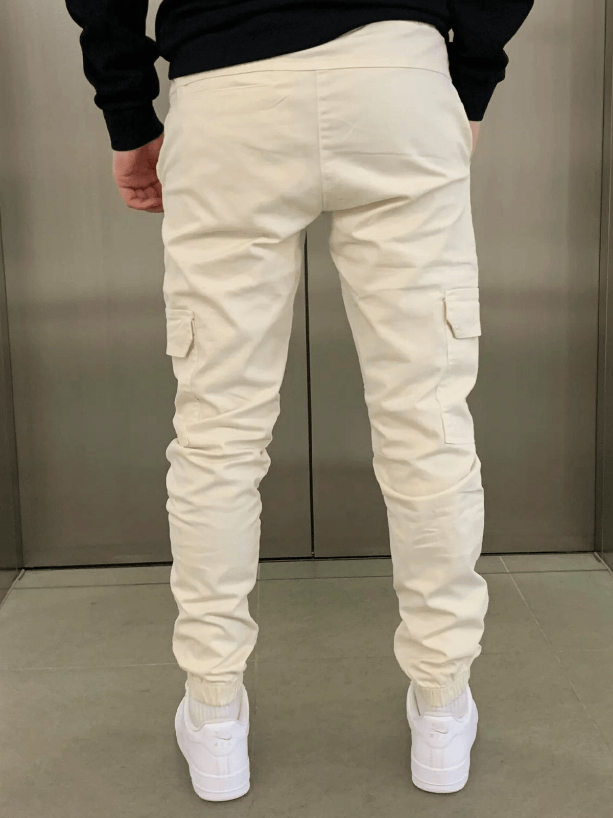 Malcolm | Sleek Tie-Waist Cargo Pants — Alfa Empire, view 5