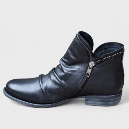 Marcelline | Supportive Orthopedic Ankle Boots — Black — Alfa Empire, view 2