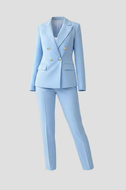 Marie | Tailored Double-Breasted Blazer Set — Alfa Empire, view 14