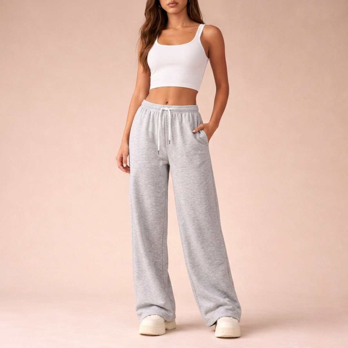 Marlene | Relaxed Wide-Leg Sweatpants — Alfa Empire, view 11