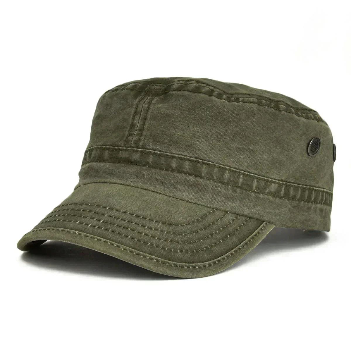 Mason | Rugged Vintage Baseball Cap — Army Green — Alfa Empire, view 7