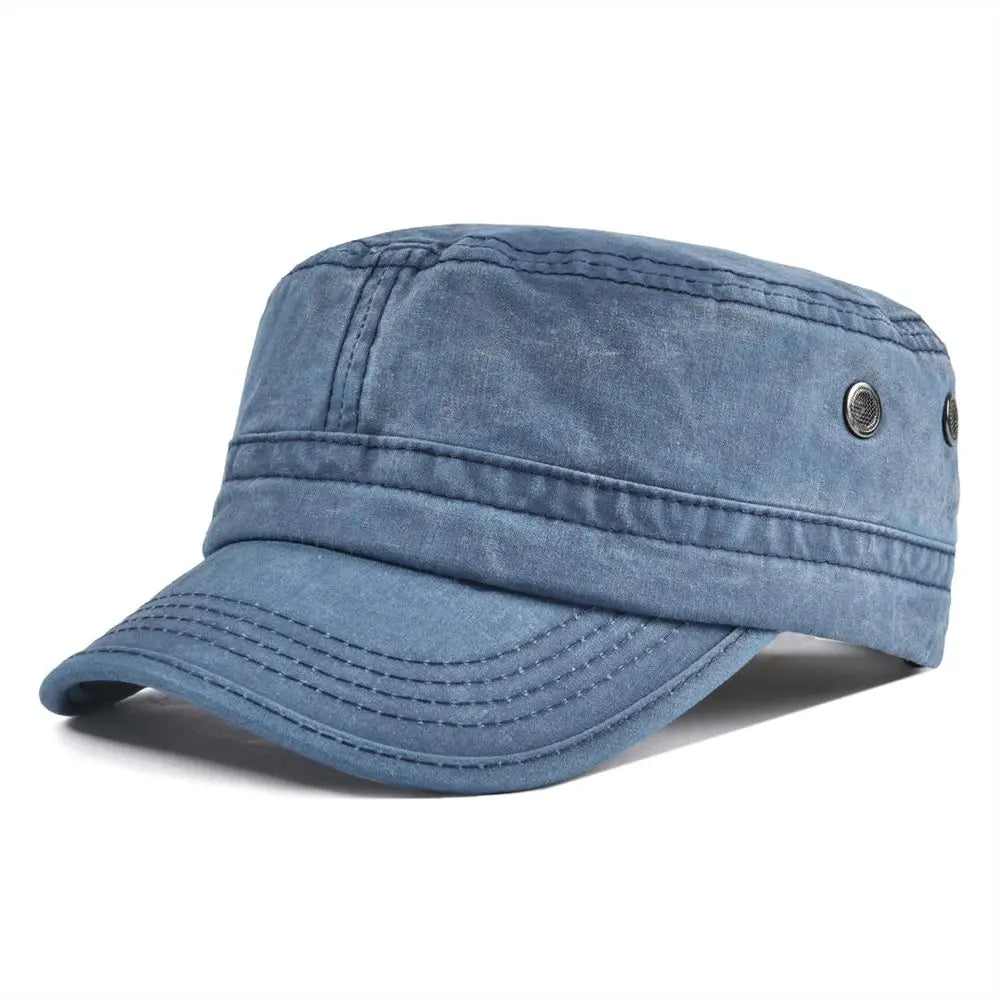 Mason | Rugged Vintage Baseball Cap — Blue — Alfa Empire, view 8
