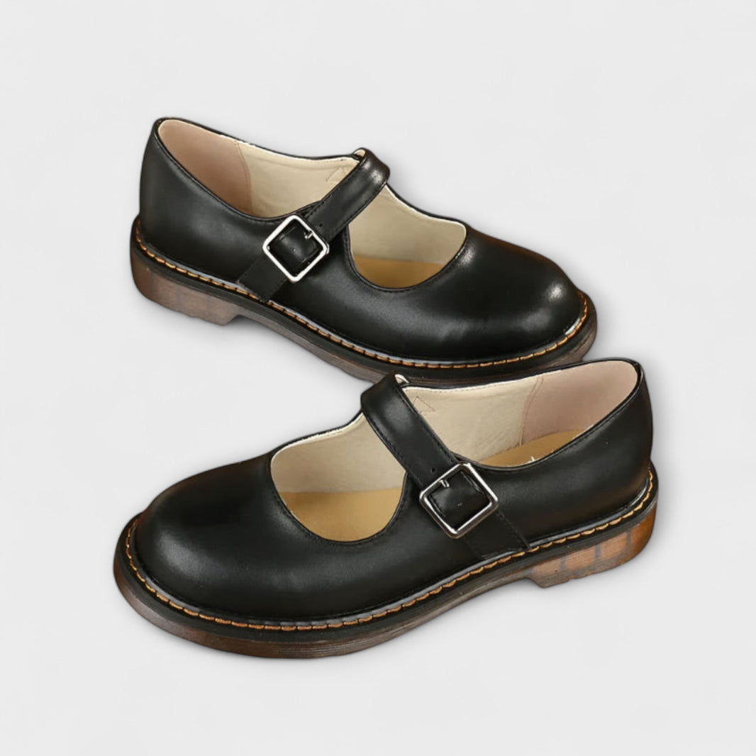 Matilda | Classic Buckle Mary Jane Shoes — Alfa Empire, view 1