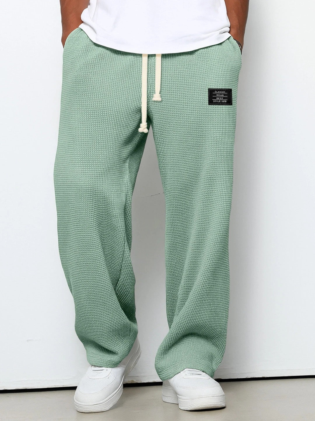 Maverick | Relaxed Everyday Pants — Green — Alfa Empire, view 6
