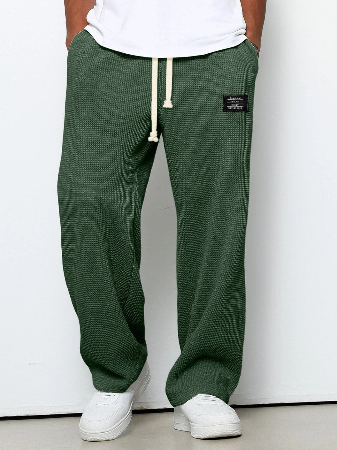 Maverick | Relaxed Everyday Pants — Dark Green — Alfa Empire, view 10
