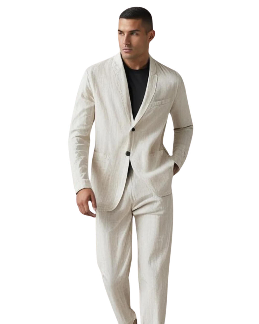 Maximo | Casual Button Cardigan and Pant Set — Alfa Empire, view 1