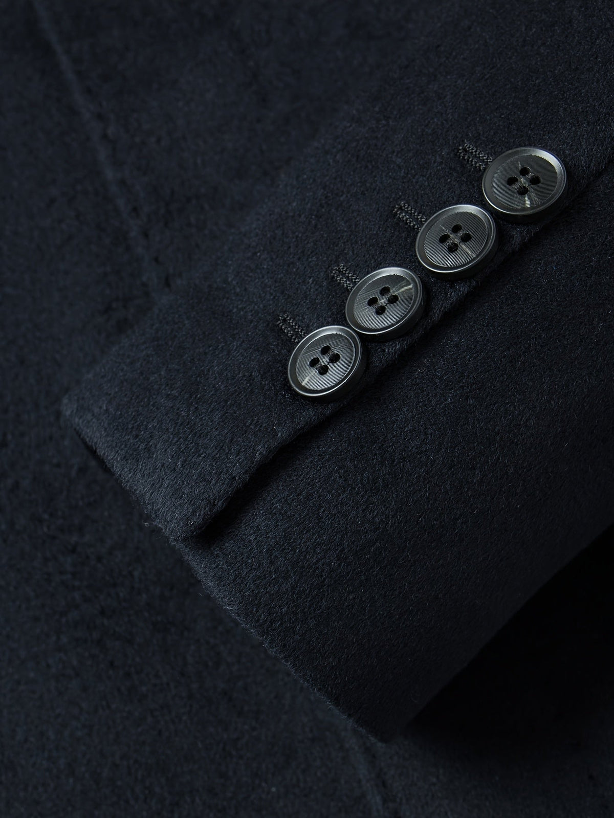 Men's Button-Front Overcoat Collar Pockets — Alfa Empire, view 4