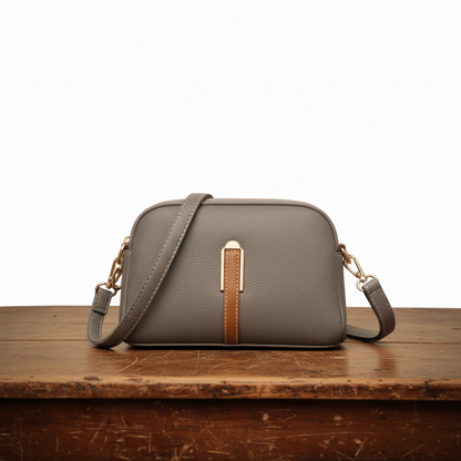 Mila | Classic Crossbody Bag — Gray — Alfa Empire, view 5