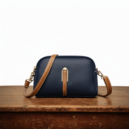 Mila | Classic Crossbody Bag — Black — Alfa Empire, view 7