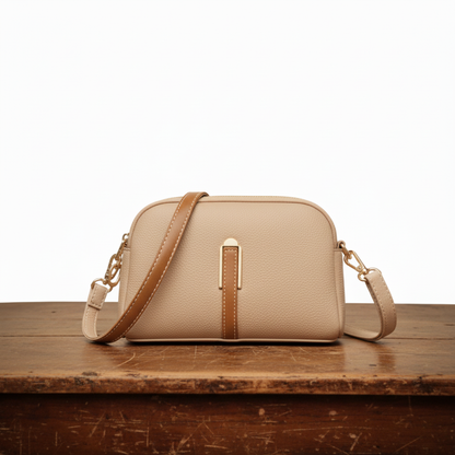 Mila | Classic Crossbody Bag — Khaki — Alfa Empire, view 8