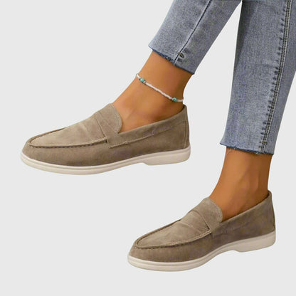 Molly | Casual Orthopedic Comfort Loafers — Camel — Alfa Empire, view 1