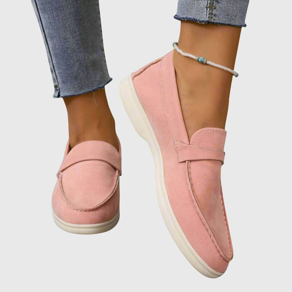 Molly | Casual Orthopedic Comfort Loafers — Pink — Alfa Empire, view 2