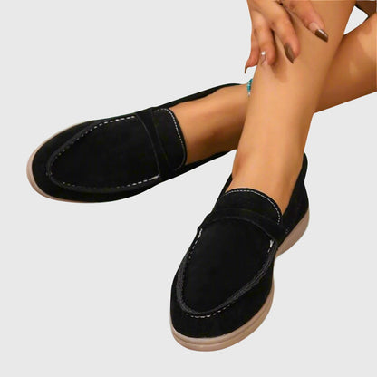 Molly | Casual Orthopedic Comfort Loafers — Black — Alfa Empire, view 3
