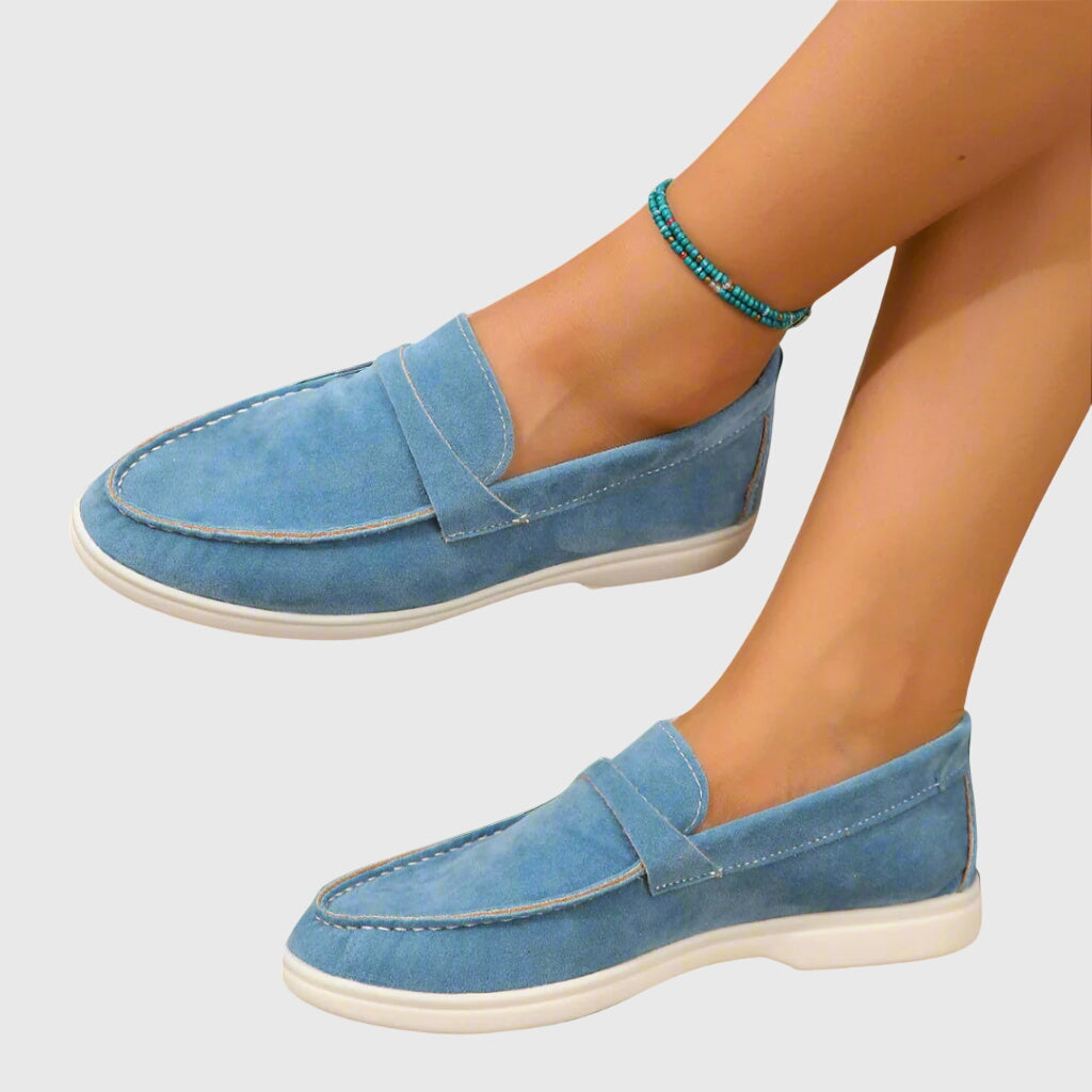 Molly | Casual Orthopedic Comfort Loafers — Air Blue — Alfa Empire, view 5