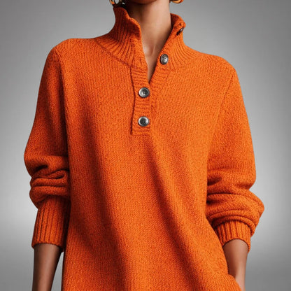 Naomi | Refined High Neck Dress — Alfa Empire, view 2