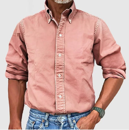 Nico | Classic Oxford Shirt — Pink — Alfa Empire, view 9