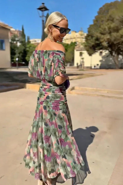 Philippa | Refined V-neck Party Maxi Dress — Alfa Empire, view 7