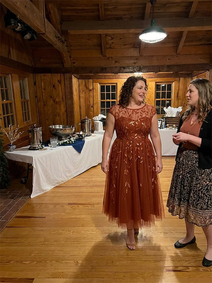 Plus Size Sequin See-through Wedding Guest Dress