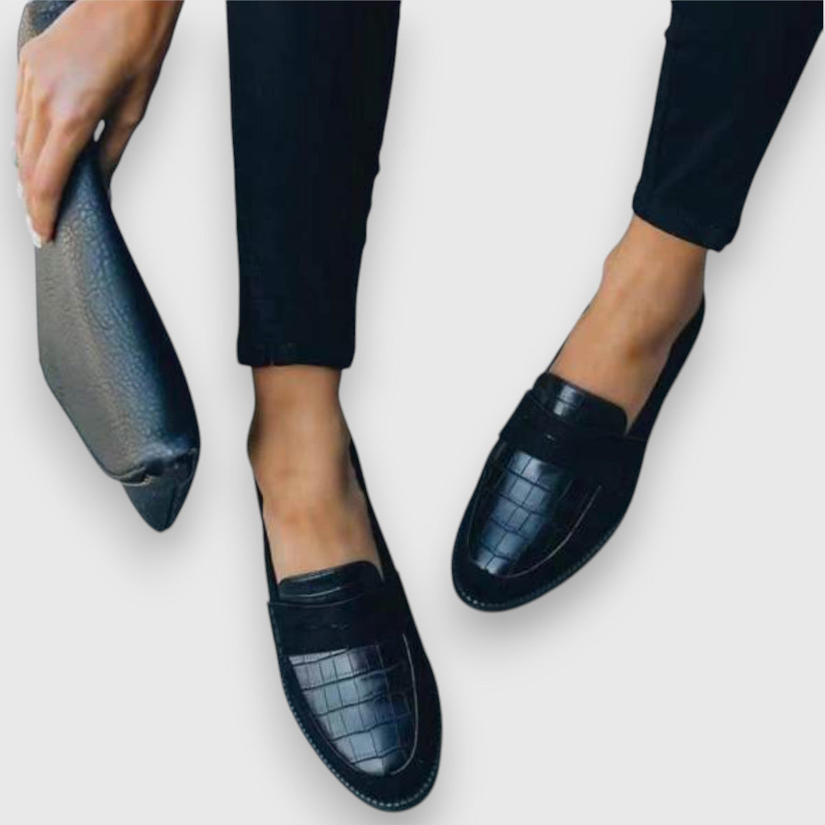 Sara | Classic Everyday Loafer — Black — Alfa Empire, view 4
