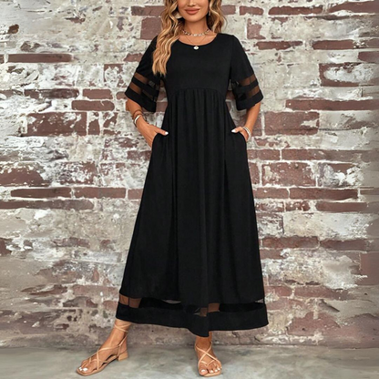 Seraphina | Refined Flowing Maxi Dress — Alfa Empire, view 2