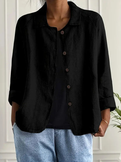 Sophie | Classic Lightweight Everyday Top — Black — Alfa Empire, view 7