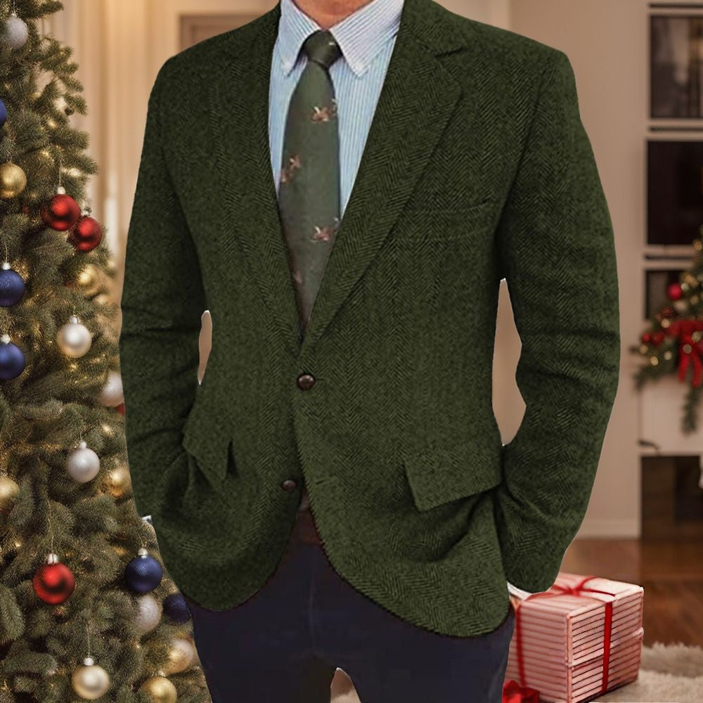 Stefan | Retro Single-Breasted Two-Buttons Jacket — Alfa Empire, view 9