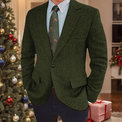 Stefan | Retro Single-Breasted Two-Buttons Jacket — Alfa Empire, view 9