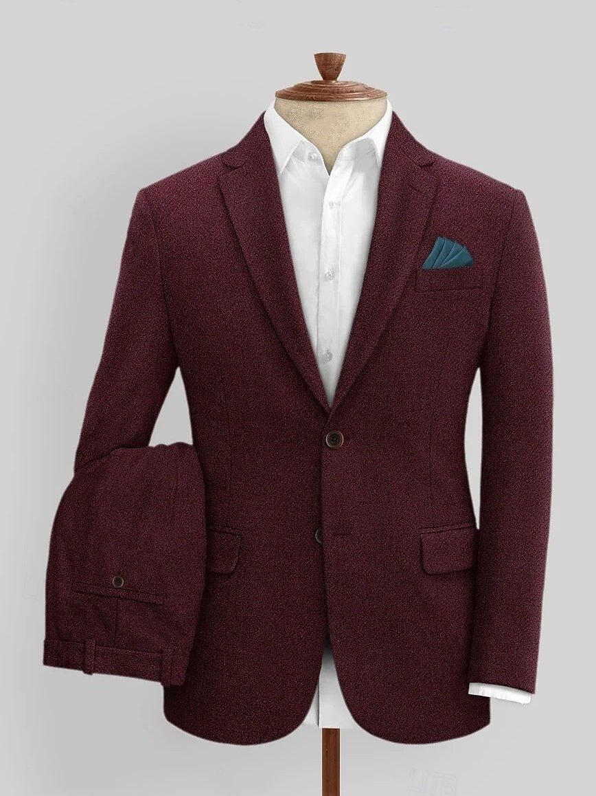 Stefan | Solid Colored 3 Piece Retro Tailored Suit — Alfa Empire, view 4