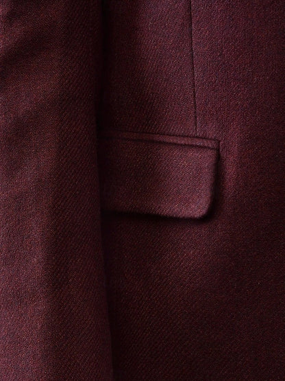 Stefan | Solid Colored 3 Piece Retro Tailored Suit — Alfa Empire, view 5
