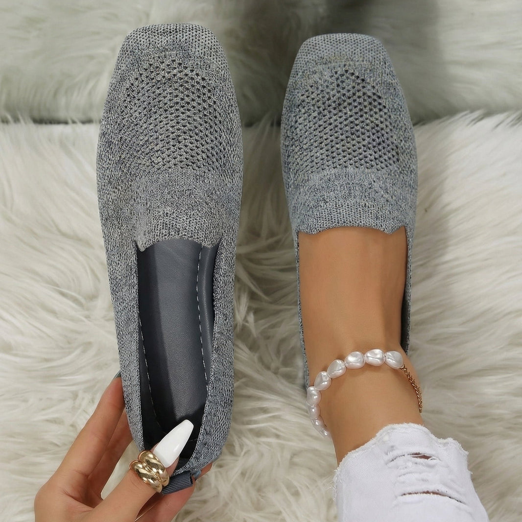 Theodora | Refined Comfortable Orthopedic Shoes — Gray — Alfa Empire, view 1