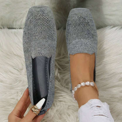 Theodora | Refined Comfortable Orthopedic Shoes — Gray — Alfa Empire, view 1