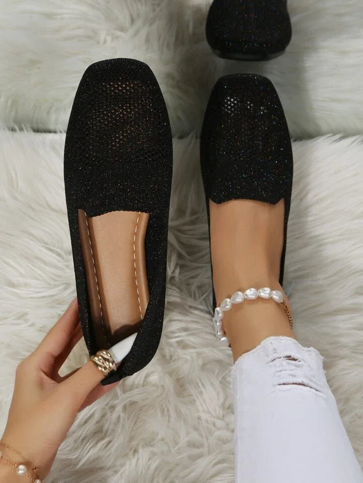 Theodora | Refined Comfortable Orthopedic Shoes — Black — Alfa Empire, view 3